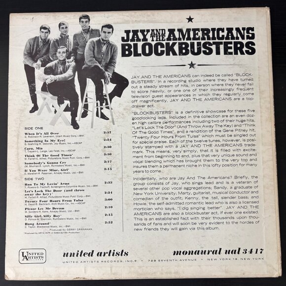 Jay and the Americans - Blockbusters - Greatest Hits Volume 2 - Picture 3 of 5